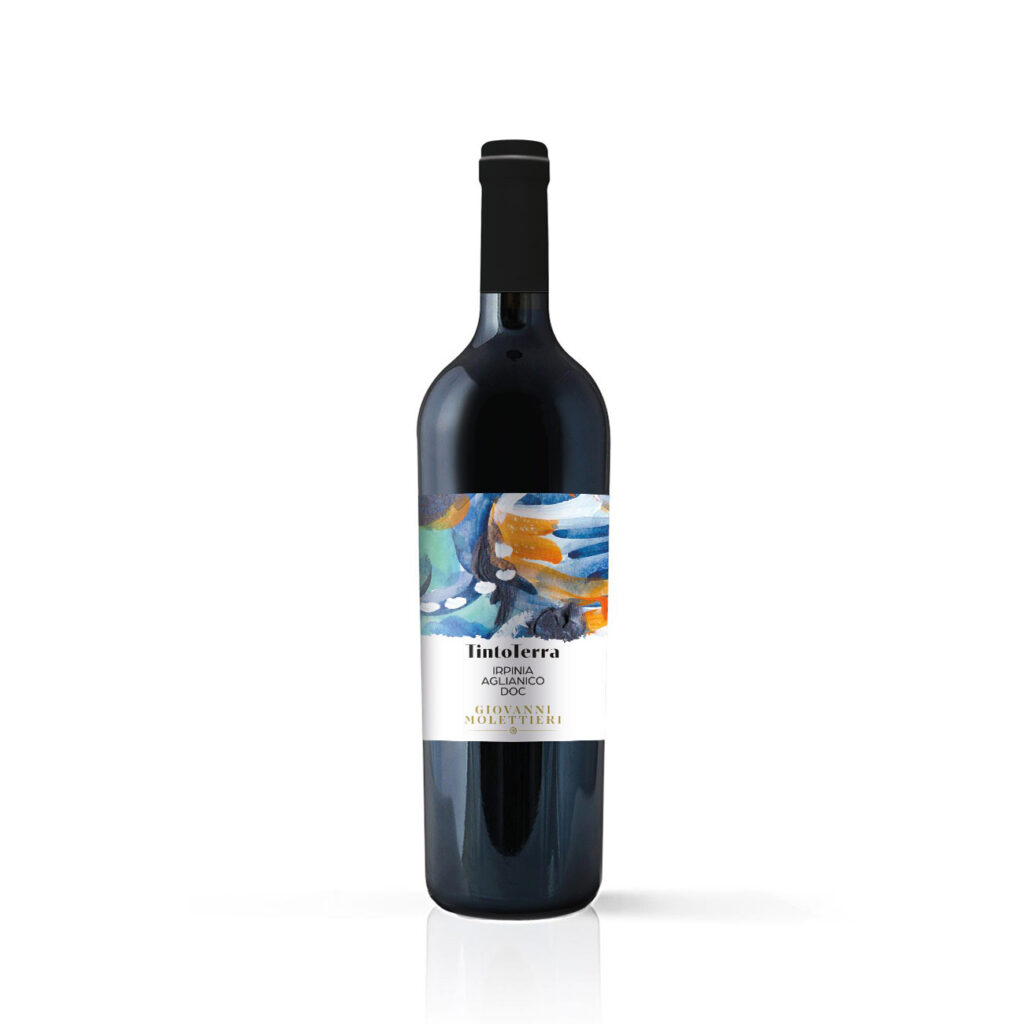 Bottiglia di Tintoterra Irpinia Aglianico DOC, Giovanni Molettieri